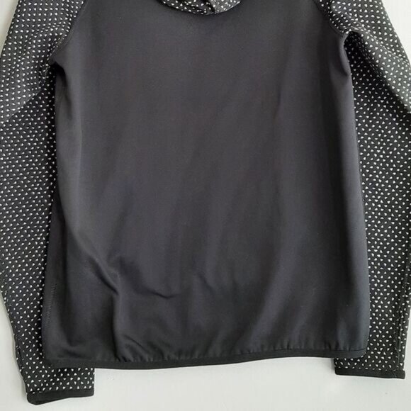 NIKE Sporty Pullover Hoodie Sweatshirt B&W Sz S - Picture 9 of 11